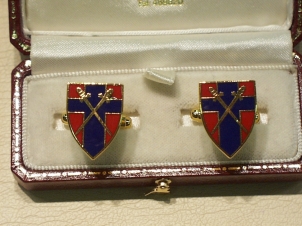 British Forces in Germany enamelled cufflinks - Click Image to Close